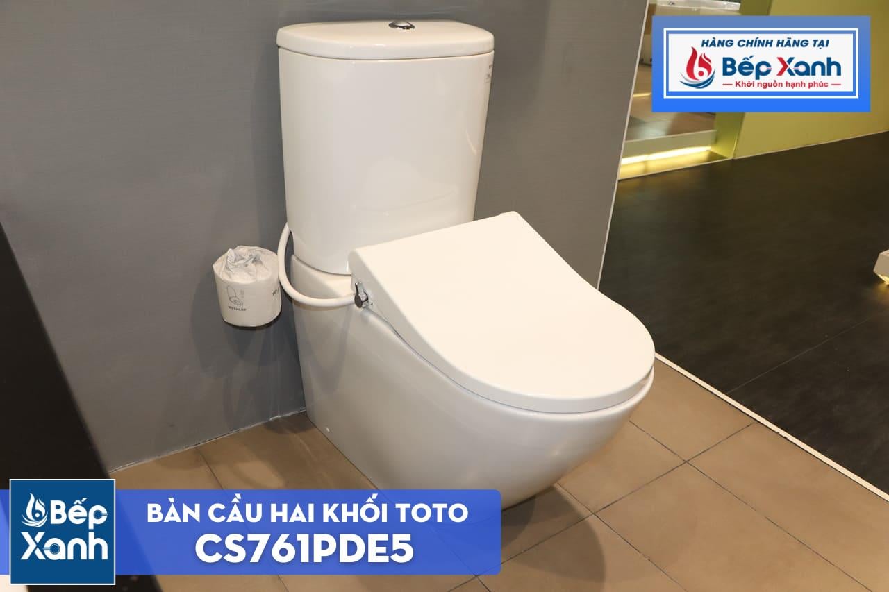 Bàn Cầu Hai Khối ToTo CS761PDE5#XW – ảnh 6