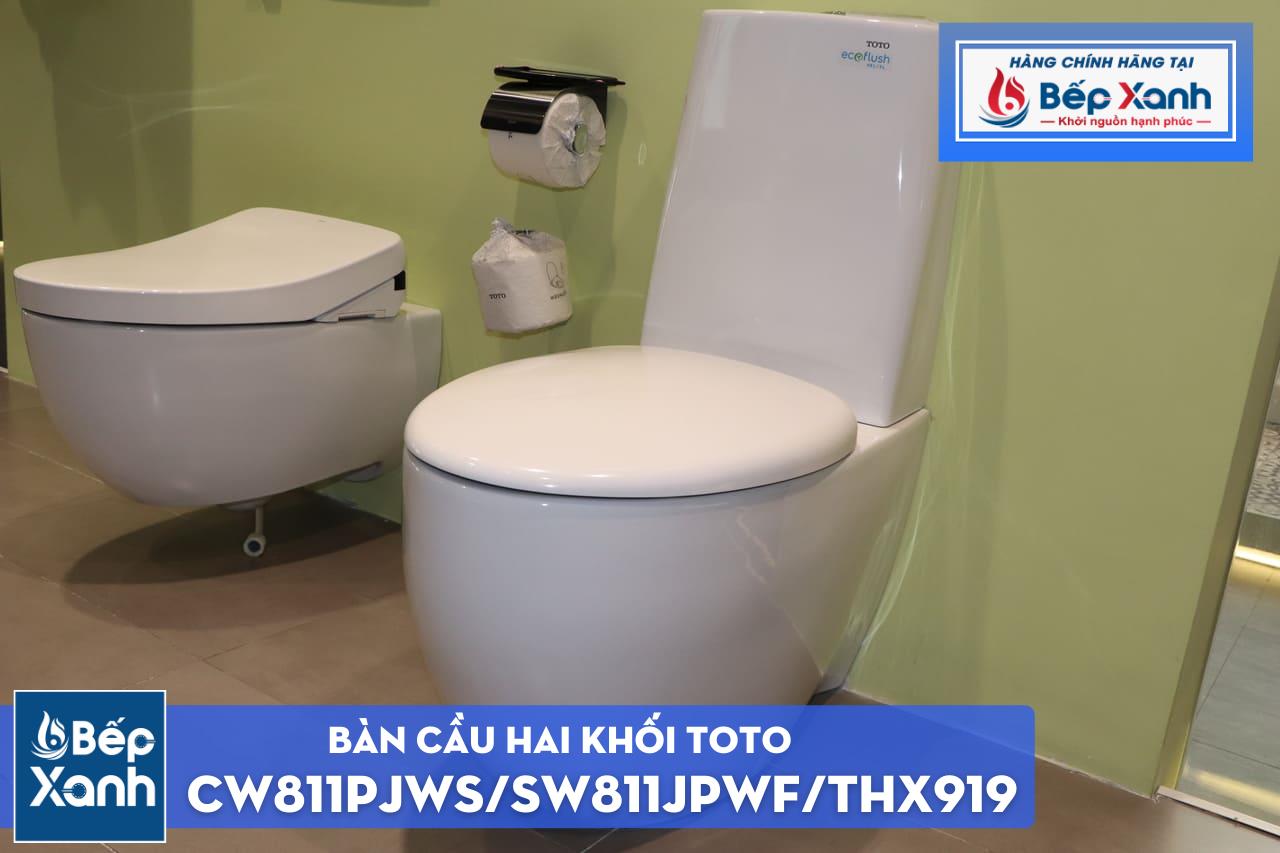 Bàn Cầu Hai Khối ToTo CW811PJWS/SW811JPW/F/THX919 – ảnh 5