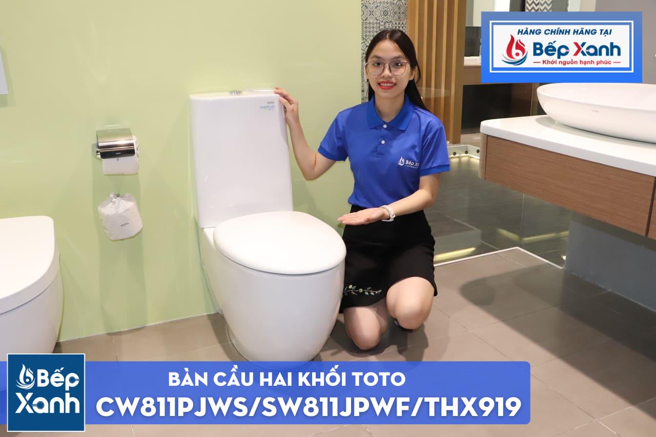 Bàn Cầu Hai Khối ToTo CW811PJWS/SW811JPW/F/THX919 – ảnh 3