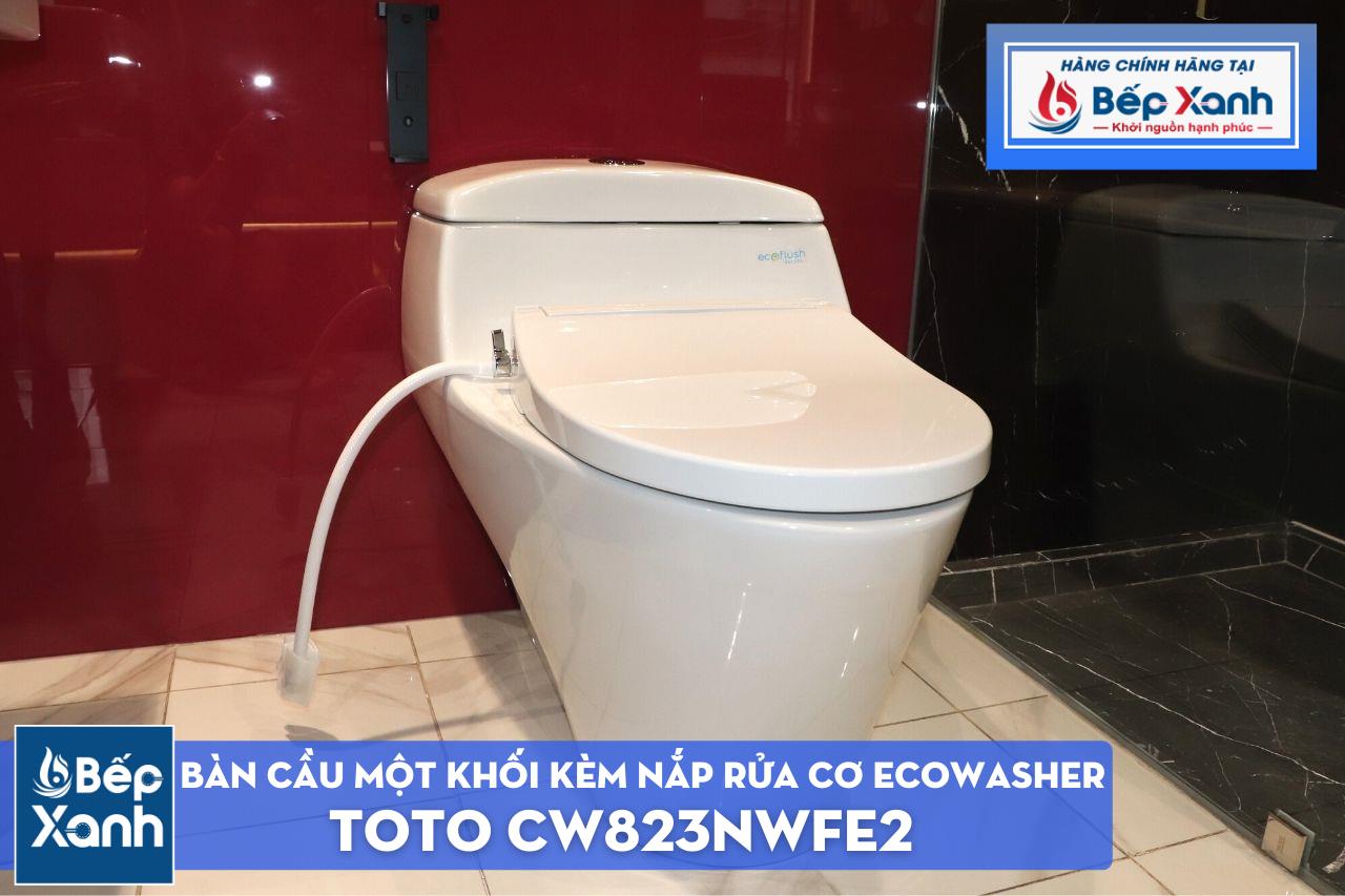 Bàn Cầu Một Khối ToTo CW823NWFE2 Kèm Nắp Rửa Cơ Ecowasher – ảnh 4