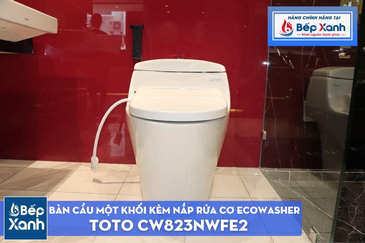 Bàn Cầu Một Khối ToTo CW823NWFE2 Kèm Nắp Rửa Cơ Ecowasher – ảnh 5