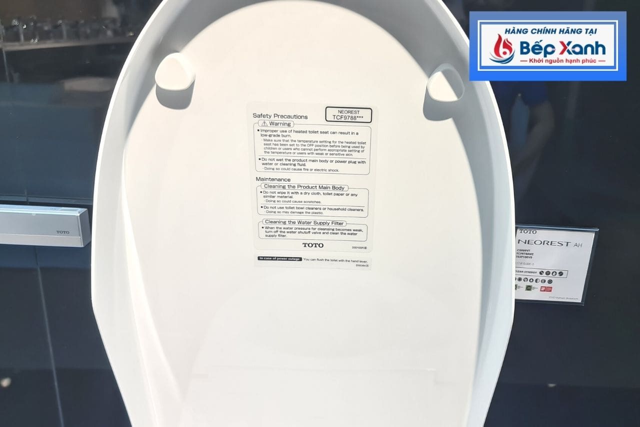 Bàn Cầu Neorest ToTo CS989VT#NW1/TCF9788WZ#NW1/T53P100VR – ảnh 7