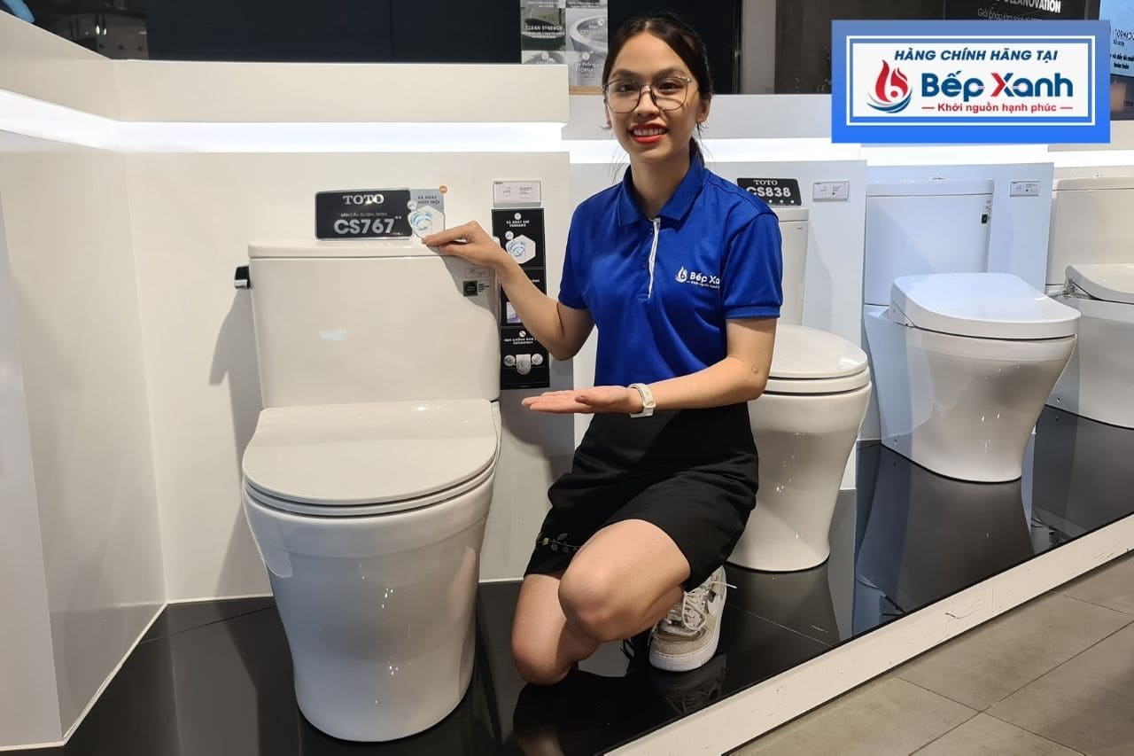 Bàn Cầu Hai Khối ToTo CS767RT8 – ảnh 3
