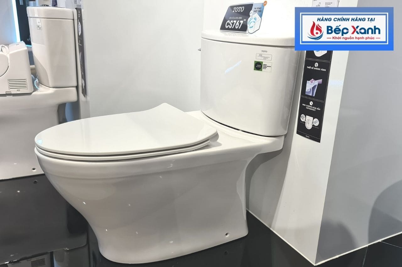 Bàn Cầu Hai Khối ToTo CS767RT8 – ảnh 4