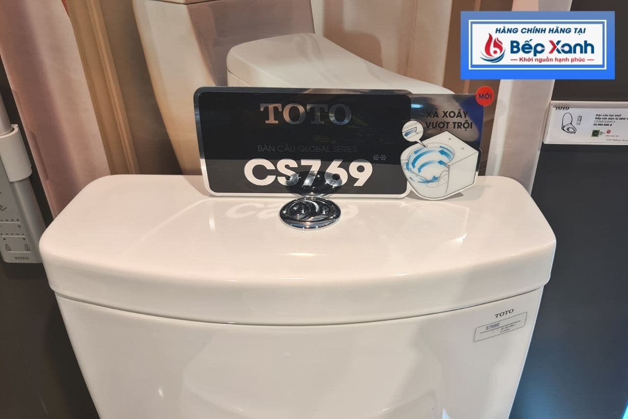 Bàn Cầu Hai Khối ToTo CS769CDRW12 – ảnh 6