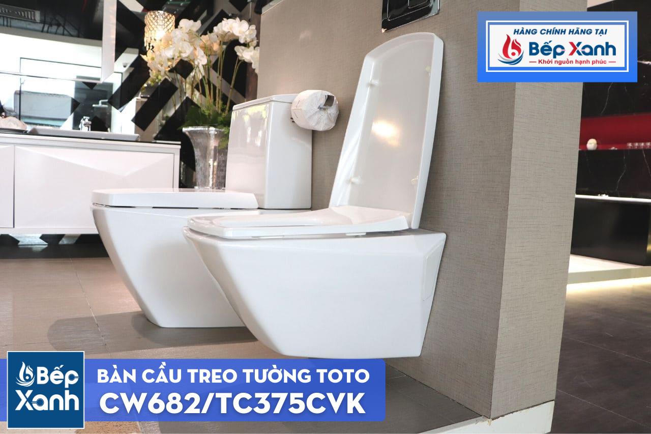 Bàn Cầu Treo Tường ToTo CW682/TC375CVK – ảnh 5
