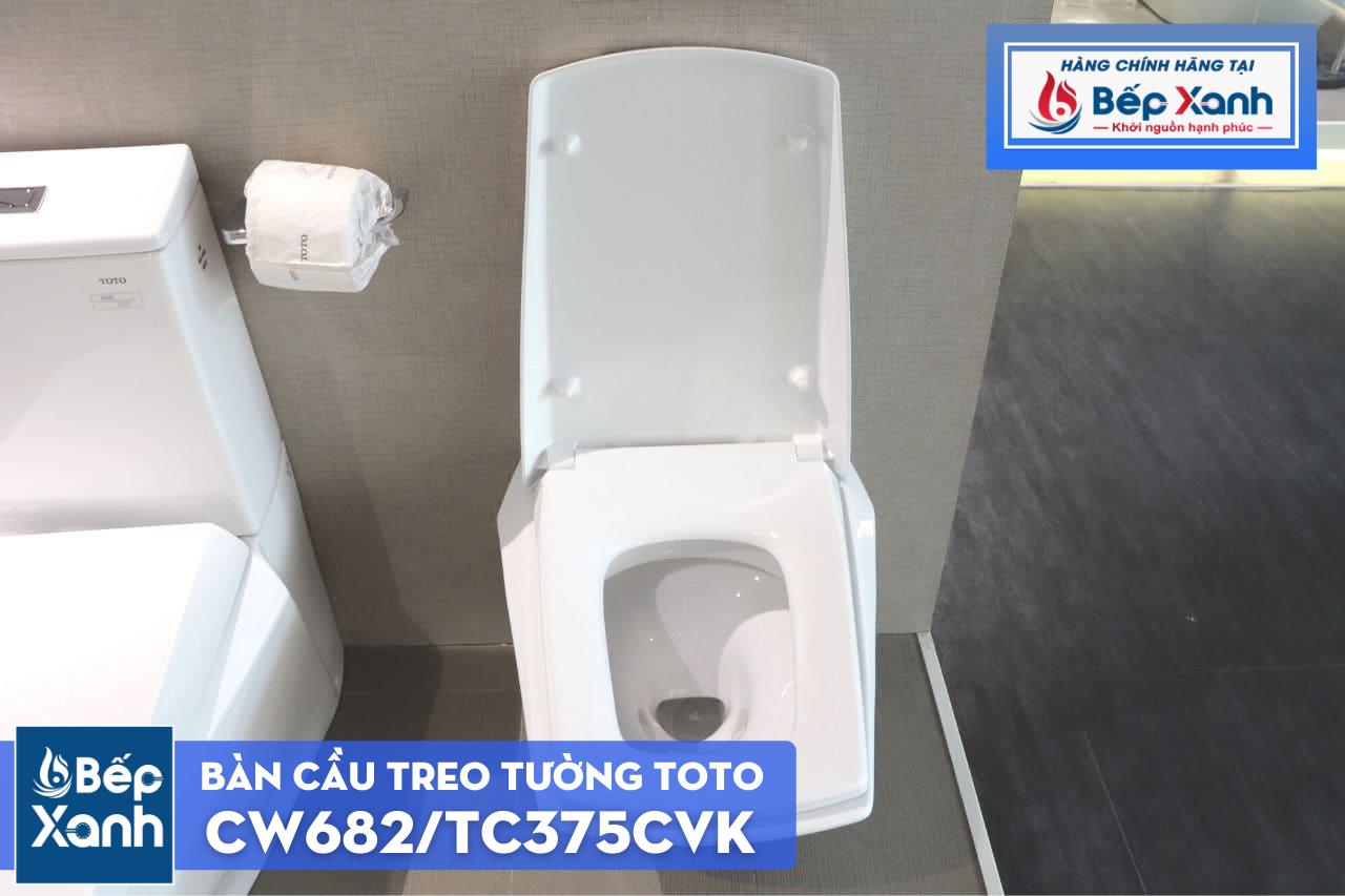 Bàn Cầu Treo Tường ToTo CW682/TC375CVK – ảnh 7