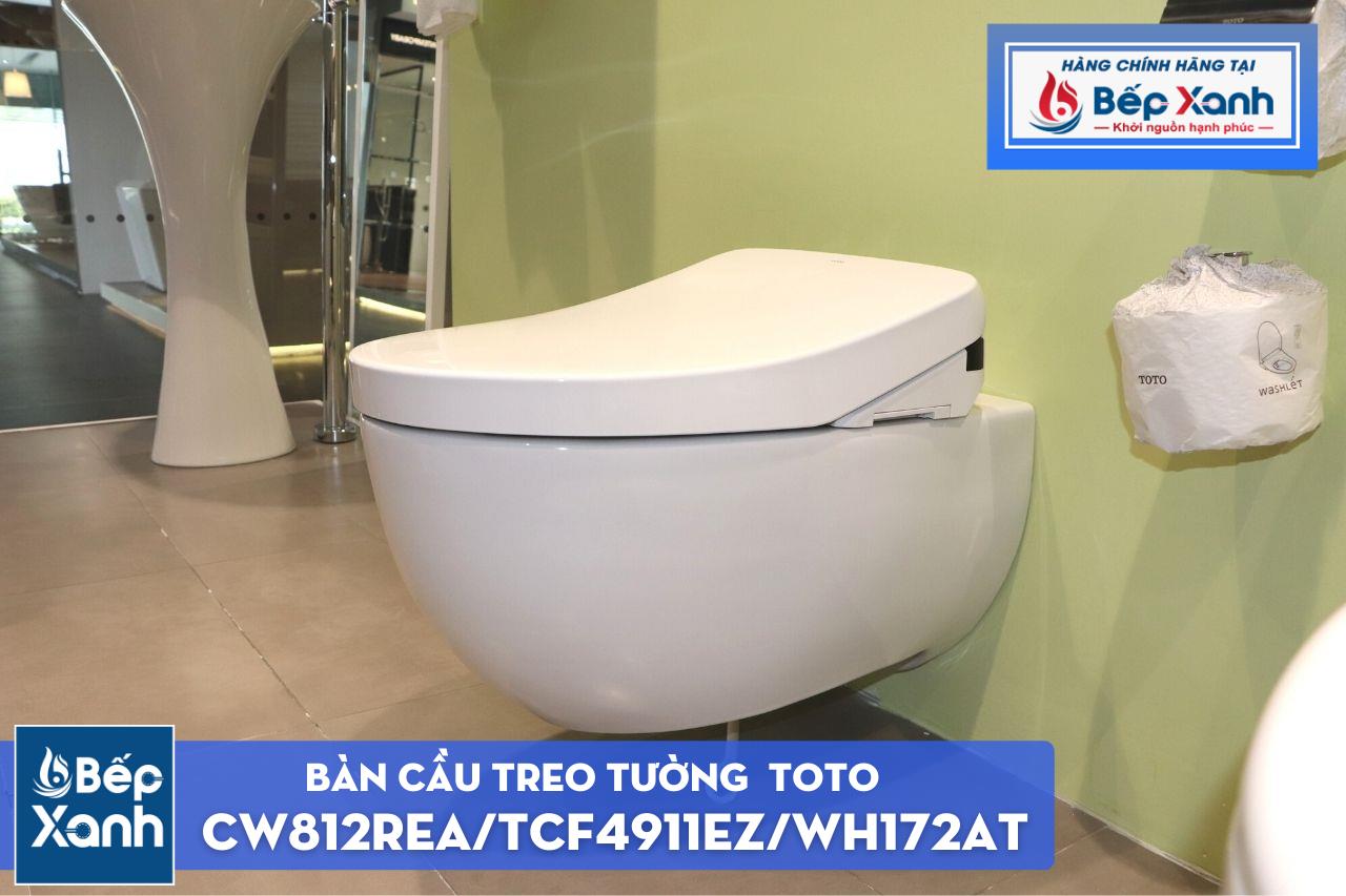 Bàn Cầu Treo Tường ToTo CW812REA/TCF4911EZ/WH172AT – ảnh 4