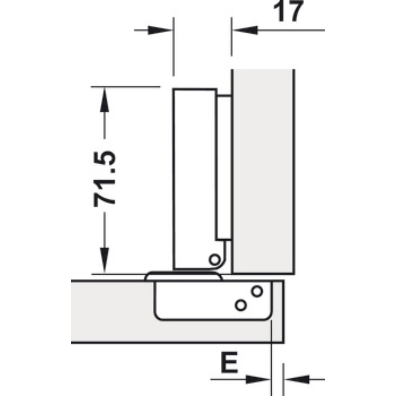 Bản Lề Trùm Ngoài Hafele 311.04.440 – ảnh 3