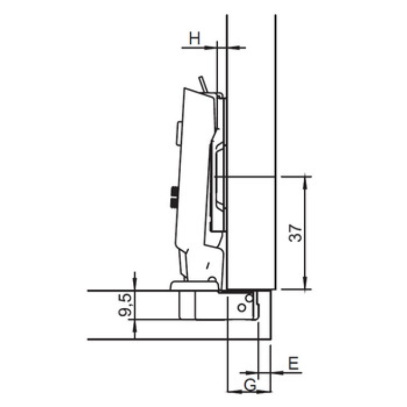Bản Lề Trùm Ngoài Hafele 311.04.440 – ảnh 5