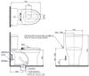  Bàn Cầu Hai Khối ToTo CS735DT2 