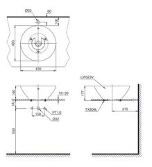 Chậu Rửa Đặt Bàn ToTo LT523S (LT523R#W) ảnh 2