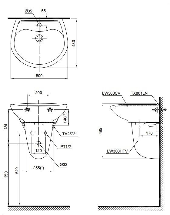 Chậu Rửa Chân Lửng ToTo LHT300CR/LHT300CM/LHT300CRM – ảnh 2