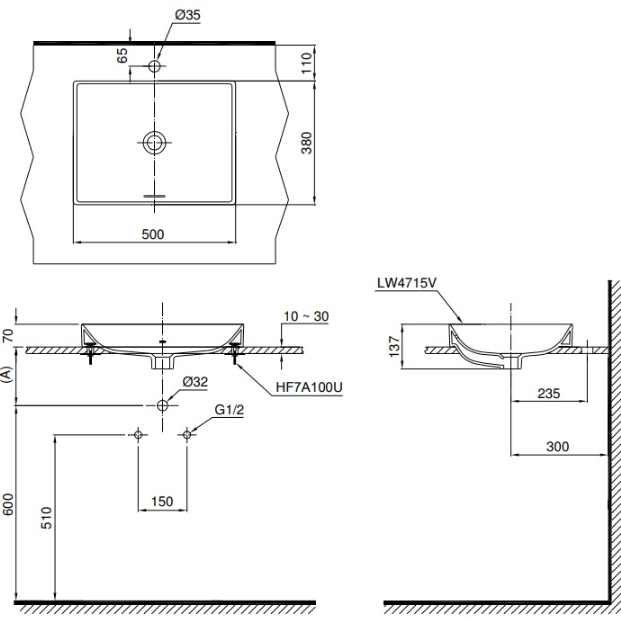 Chậu Rửa Đặt Bàn ToTo LT4715 – ảnh 2
