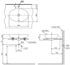 Chậu Rửa Đặt Bàn ToTo LT1705 ảnh 2