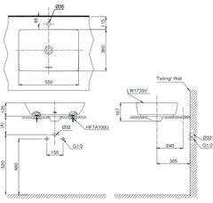 Chậu Rửa Đặt Bàn ToTo LT1735 ảnh 2
