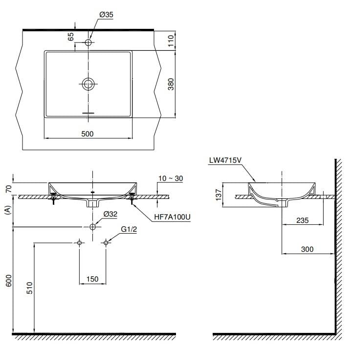 Chậu Rửa Đặt Bàn ToTo LT4715G17 – ảnh 2