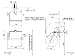 Lô Giấy Vệ Sinh ToTo YH406RV ảnh 2