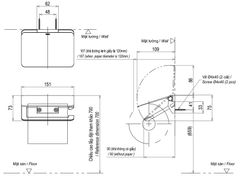 Lô Giấy Vệ Sinh ToTo YH902V ảnh 2