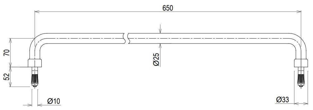 Thanh Tay Vịn ToTo TX3A3 – ảnh 2
