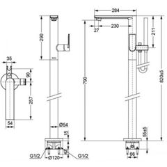 Vòi Xả Bồn Đặt Sàn ToTo DM359CF ảnh 2