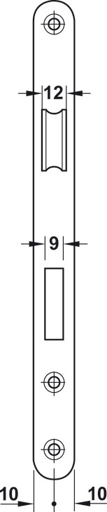 Thân khoá cho phòng tắm Hafele 911.02.158 – ảnh 8