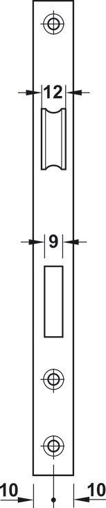 Thân khoá cho phòng tắm Hafele 911.02.158 – ảnh 6