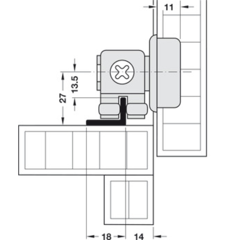 Bánh Xe Silent-Fold 40 Hafele 409.61.750 – ảnh 4