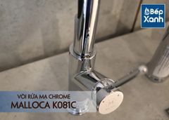 Vòi rửa chén nóng lạnh Malloca K081C / Đồng thau mạ chrome, dây Silicone ảnh 9