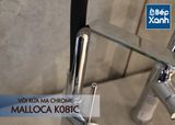 Vòi rửa chén nóng lạnh Malloca K081C / Đồng thau mạ chrome, dây Silicone