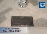 Vòi rửa chén nóng lạnh Malloca K081C / Đồng thau mạ chrome, dây Silicone