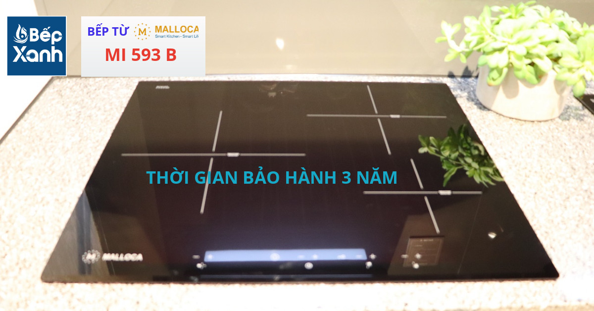 Bếp từ 3 vùng nấu Malloca MI 593B / Nhập khẩu Tây Ban Nha, kính Schott Ceran - Kính Schott Ceran dày 4mm trên Malloca MI 593B Bếp từ 3 vùng nấu Malloca MI 593B / Nhập khẩu Tây Ban Nha, kính Schott Ceran - Kính Schott Ceran dày 4mm trên Malloca MI 593B