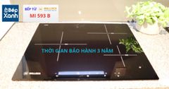 Bếp từ 3 vùng nấu Malloca MI 593B / Nhập khẩu Tây Ban Nha, kính Schott Ceran ảnh 3