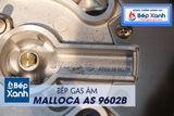Bếp gas âm 2 vùng nấu Malloca AS 9602B/ Màu đen