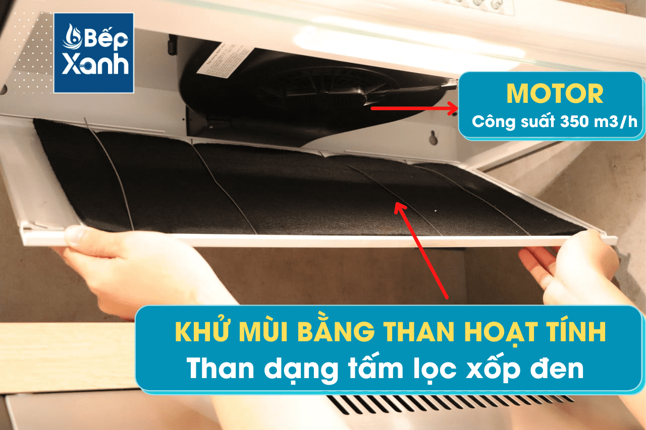 Máy hút mùi Cổ điển 70cm Malloca H107W (Màu trắng) – ảnh 7