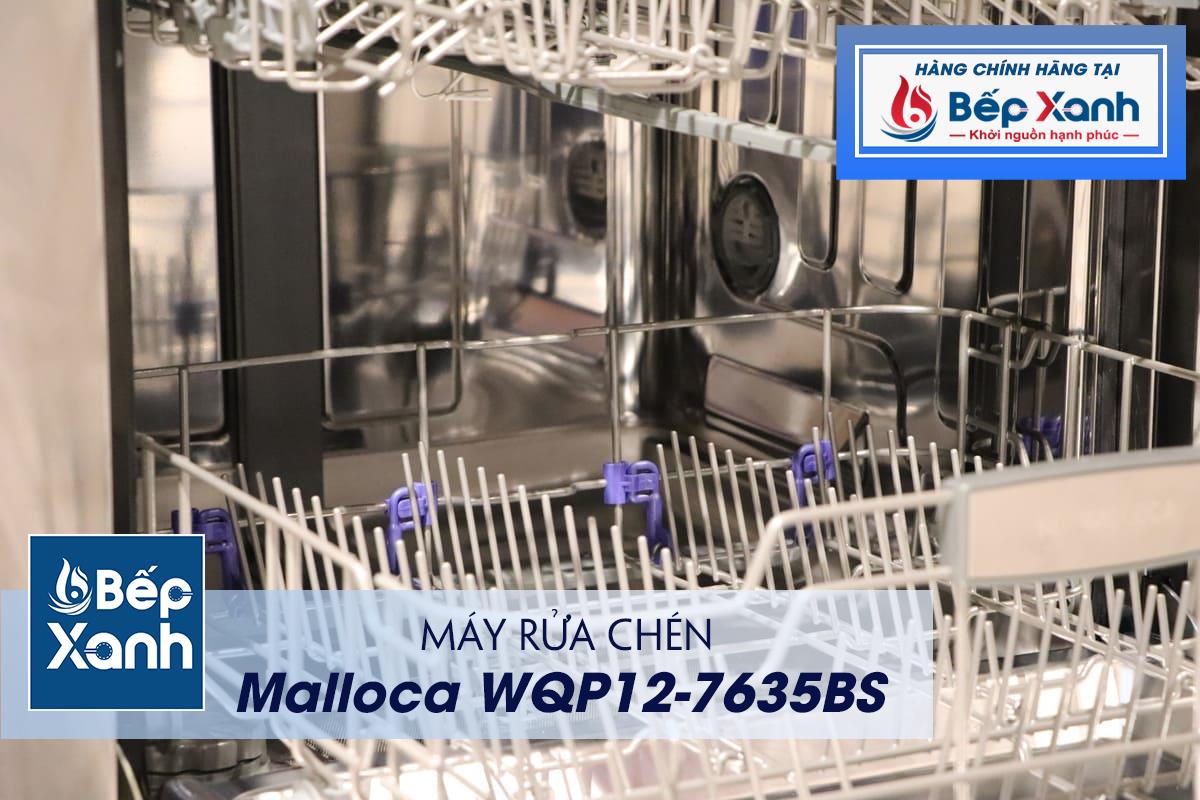 Máy rửa chén Malloca WQP12-7635BS - Sức chứa 15 bộ của máy rửa chén Malloca WQP12-7635BS Máy rửa chén Malloca WQP12-7635BS - Sức chứa 15 bộ của máy rửa chén Malloca WQP12-7635BS