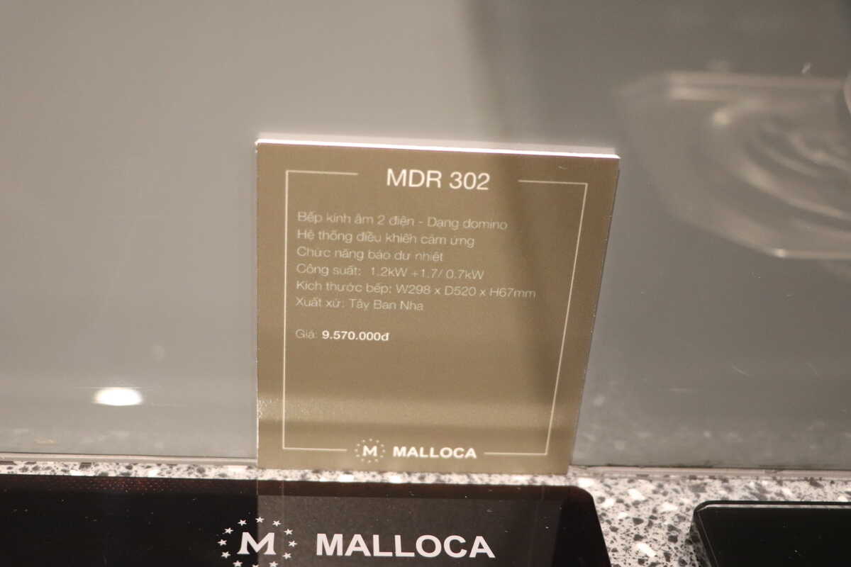 Bếp hồng ngoại 2 vùng nấu Malloca MDR 302 / Nhậ khẩu Tây Ban Nha, kiểu Domino, kính Schott Ceran - Mặt kính Schott Ceran – bền và dễ vệ sinh Bếp hồng ngoại 2 vùng nấu Malloca MDR 302 / Nhậ khẩu Tây Ban Nha, kiểu Domino, kính Schott Ceran - Mặt kính Schott Ceran – bền và dễ vệ sinh