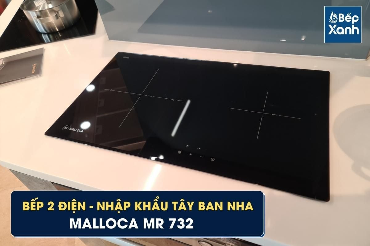 Bếp hồng ngoại 2 vùng nấu Malloca MR 732 / Nhập khẩu Tây Ban Nha, kính Schott Ceran - Vùng nấu Ø280 – điểm khác biệt của MR 732 Bếp hồng ngoại 2 vùng nấu Malloca MR 732 / Nhập khẩu Tây Ban Nha, kính Schott Ceran - Vùng nấu Ø280 – điểm khác biệt của MR 732