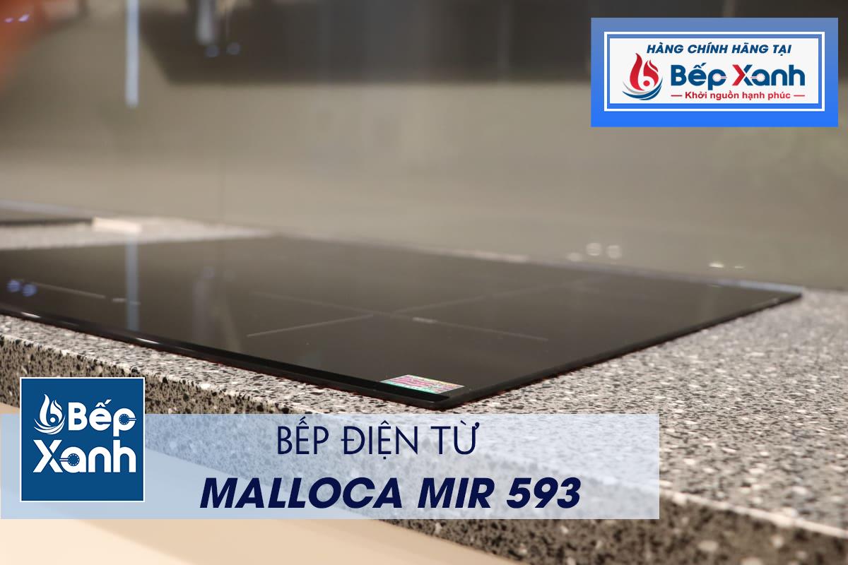 Bếp điện từ 3 vùng nấu Malloca MIR 593 / 2 Vùng từ 1 vùng điện, nhập khẩu Tây Ban Nha, kính Schott Ceran – ảnh 6