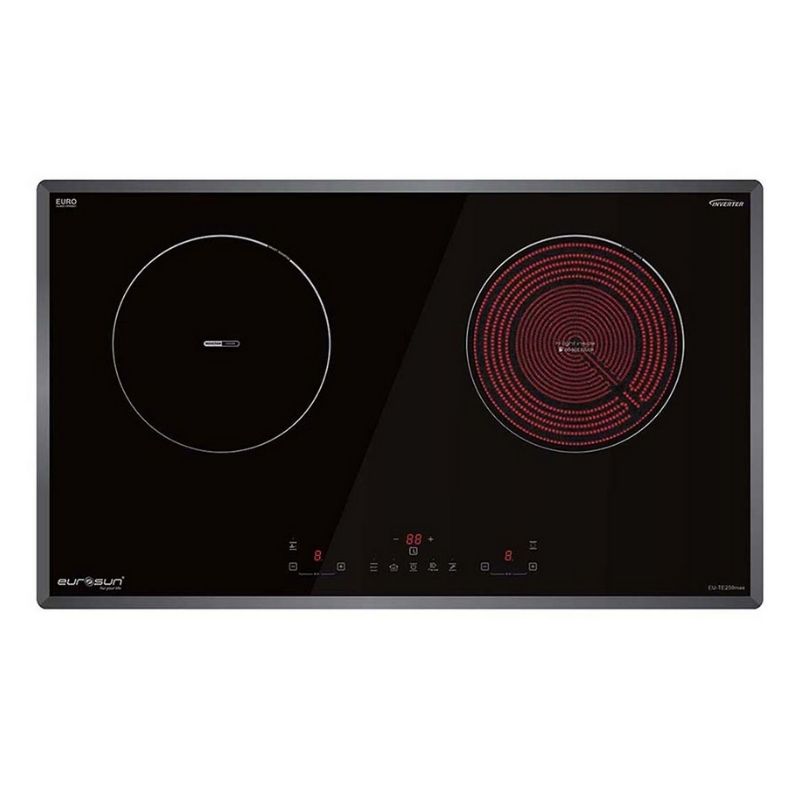Bếp điện từ 2 vùng nấu Eurosun EU-TE259Max / 1 Từ 1 điện / Nhập khẩu Malaysia, kính Euro Platinum – ảnh 2