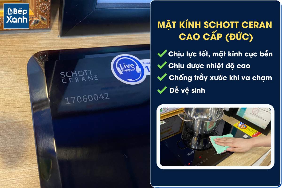Bếp điện từ Kaff KF-IH68N (1 Điện 1 từ) – ảnh 5