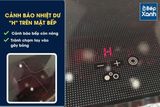 Bếp điện từ 3 vùng nấu Malloca MH 03IR N / Bếp 2 từ 1 điện, kính Eurokera chấm bi