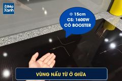 Bếp điện từ 3 vùng nấu Malloca MH 03IR N / Bếp 2 từ 1 điện, kính Eurokera chấm bi ảnh 9