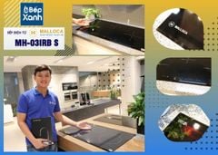 Bếp điện từ 3 vùng nấu Malloca MH-03IRB S / Bếp 2 từ 1 điện, kính Eurokera ảnh 5