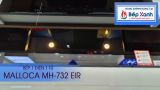 Bếp điện từ 2 vùng nấu Malloca MH-732 EIR / 1 Vùng từ 1 vùng điện, kính Virtro Ceramic