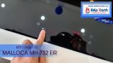 Bếp điện từ 2 vùng nấu Malloca MH-732 EIR / 1 Vùng từ 1 vùng điện, kính Virtro Ceramic