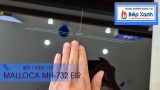 Bếp điện từ 2 vùng nấu Malloca MH-732 EIR / 1 Vùng từ 1 vùng điện, kính Virtro Ceramic