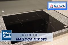 Bếp điện từ 3 vùng nấu Malloca MIR 593 / 2 Vùng từ 1 vùng điện, nhập khẩu Tây Ban Nha, kính Schott Ceran ảnh 8