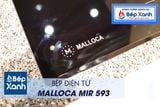 Bếp điện từ 3 vùng nấu Malloca MIR 593 / 2 Vùng từ 1 vùng điện, nhập khẩu Tây Ban Nha, kính Schott Ceran