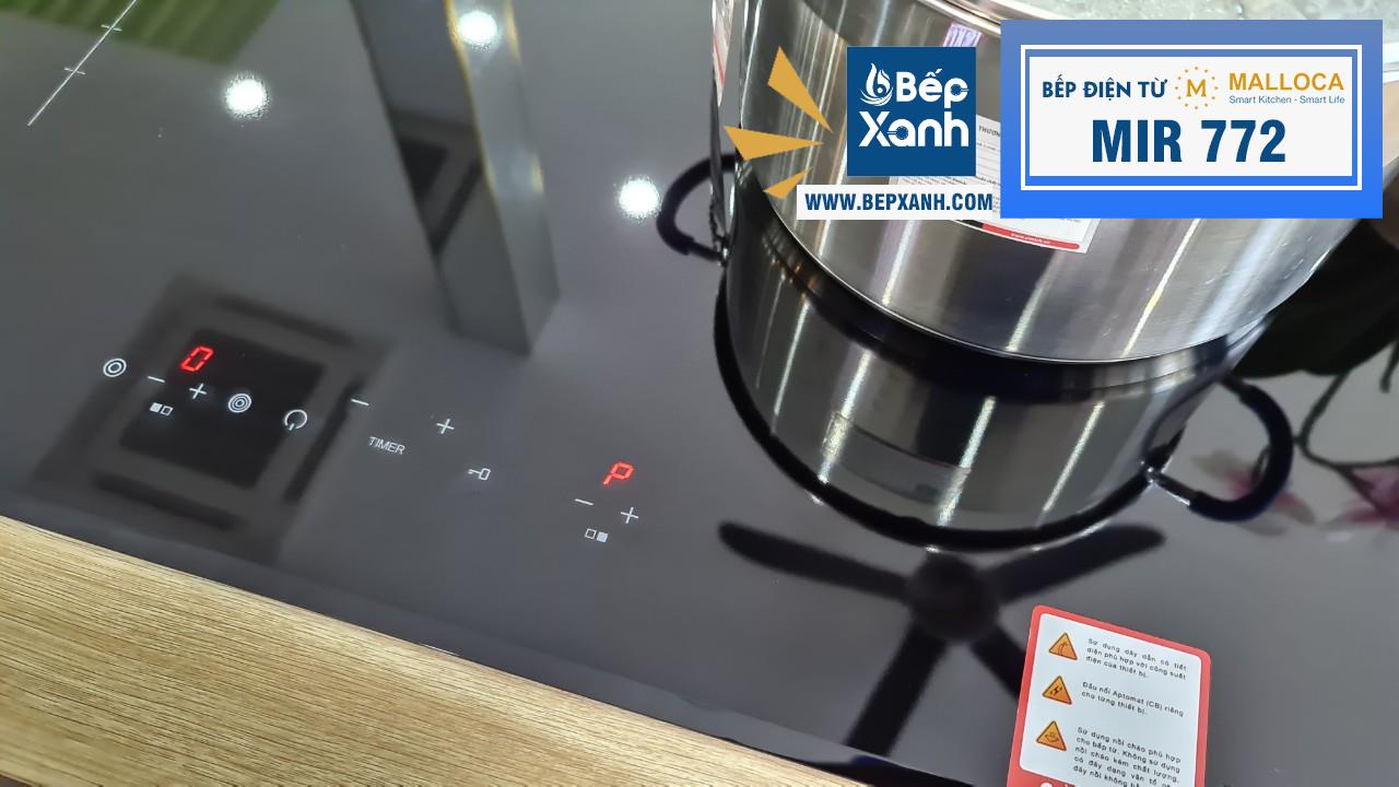 Bếp điện từ 2 vùng nấu Malloca MIR 772 / 1 từ 1 điện / Nhập khẩu Tây Ban Nha, kính Schott Ceran – ảnh 6